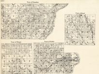 Oconto County - Pensaukee, Breed, Morgan, Oconto, Wisconsin State Atlas 1930c